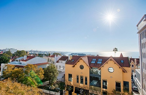 Estoril Apartamento | Un mar increíble vista apartamento en Estoril - Ático