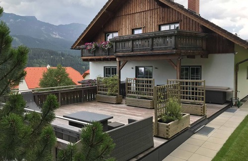 Haus im Ennstal Apartamento | An apartment with balcony Bedroom 1 - Apparthaus Sonnenberg