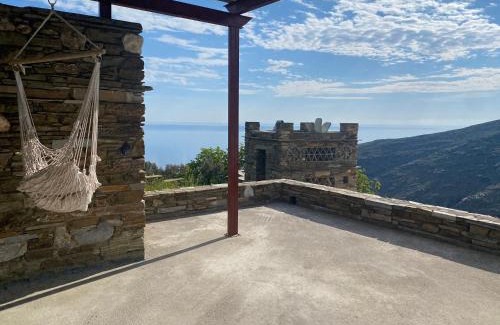 Andros Town Apartamento | Andros Vineyard house with sea view