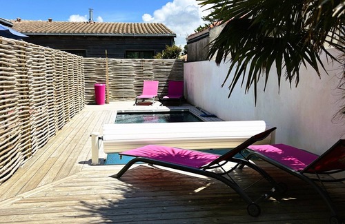 Angoulins Casa | Nueva casa contemporánea 5 personas a 80 metros de las playas 2 dormitorios y piscina climatizada