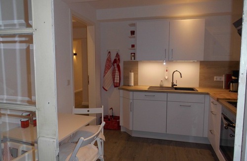 Rheine Apartamento | "Anna": Apartamento para hasta 6 personas en la casa más bella de Rheine, justo en el mercado