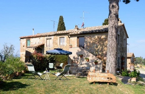 San Quirico d'Orcia Casa | Antico Podere La Martinella- Apartamento en planta baja
