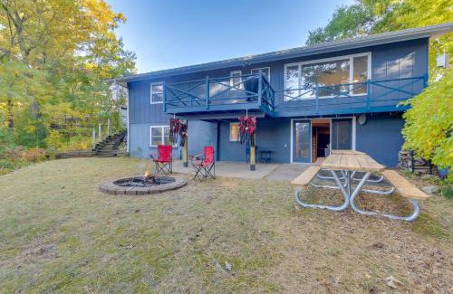 Waupaca Casa | Antiquing and Fishing Riverfront Waupaca Home!