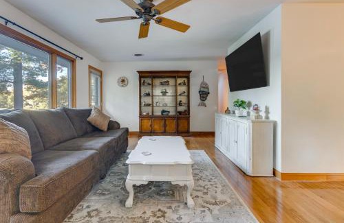 Waupaca Casa | Antiquing and Fishing Riverfront Waupaca Home!