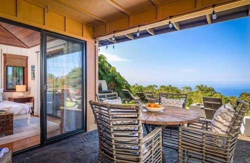 Honalo Casa | 🌺 Aolani Coffee Cottage | Private Hot Tub + Ocean Views AC
