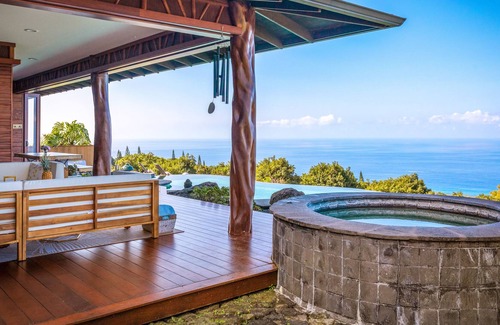 Honalo Villa | Aolani House & Cottage Villa Ocean Views Plazas 12