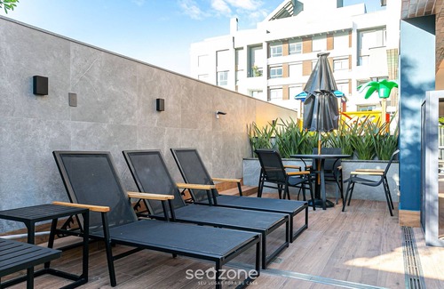 Jurere Apartamento | Ap a Cond. w/Pool and Gym, 350m the Beach Jpr212
