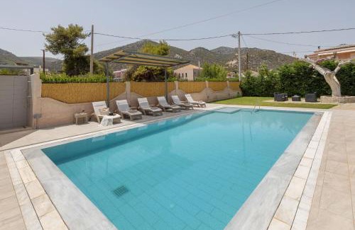 Nea Makri Villa | Apanemi Villa-Private Pool