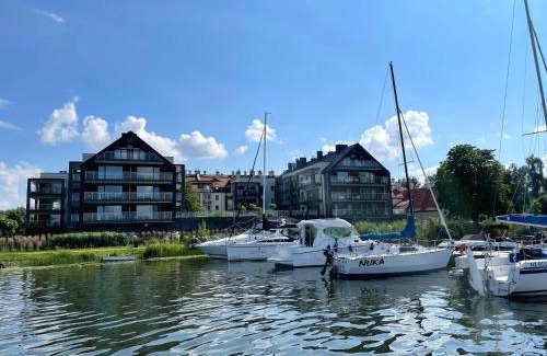 Ostroda Apartamento | Apartament ŻURAW z widokiem na jezioro Drwęckie ROYAL APARTS OSTRÓDA