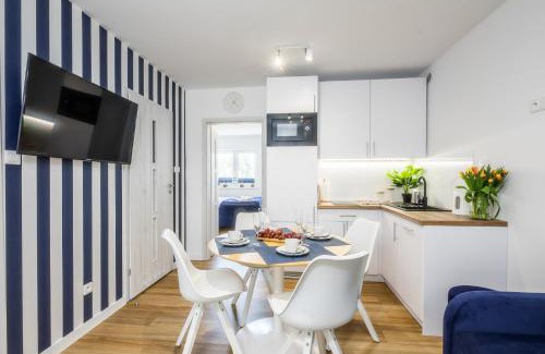 Poddabie Apartamento | Apartament 10B Niebieskie Apartamenty Poddąbie z basenem krytym, odkrytym, salą zabaw, animacjami