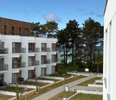 Gaski Apartamento | APARTAMENT BALTICHOFF FUN with Sea View, Basen, Spa, Gym, Sauna, Hala sportowa z kortem tenisowym