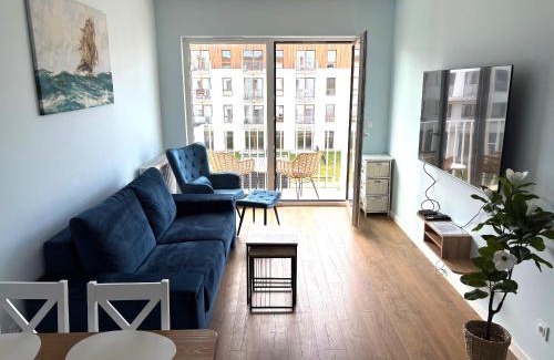 Gaski Apartamento | APARTAMENT BALTICHOFF FUN with Sea View, Basen, Spa, Gym, Sauna, Hala sportowa z kortem tenisowym
