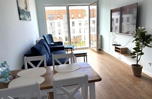 Gaski Apartamento | APARTAMENT BALTICHOFF FUN with Sea View, Basen, Spa, Gym, Sauna, Hala sportowa z kortem tenisowym