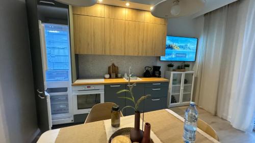 Wladyslawowo Apartamento | Apartament Morska Melodia z balkonem i miejscem do pracy zdalnej