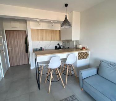 Darlowko Apartamento | Apartament Natural 306 z widokiem na morze