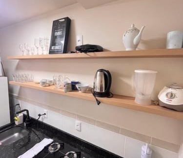 Centro Apartamento | Apartamento 1 quarto, com garagem no centro próximo Hospital de Caridade