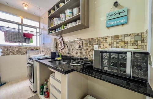 Jardim Tejereba Apartamento | Apartamento a 100m da praia!