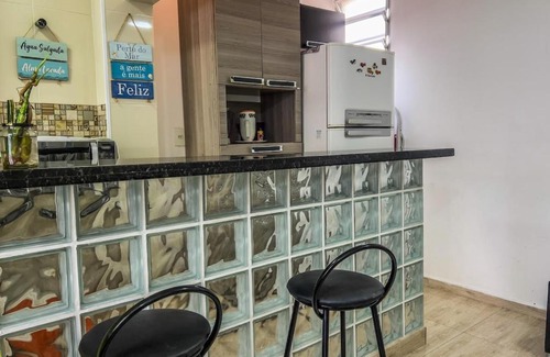 Jardim Tejereba Apartamento | Apartamento a 100m da praia!
