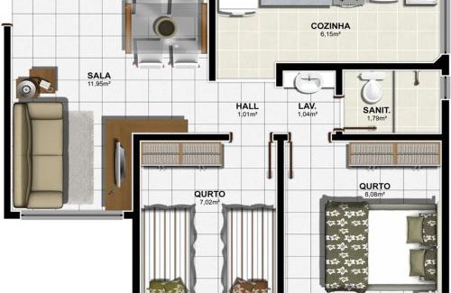 Aracaju Apartamento | Apartamento aconchegante próximo à UFS
