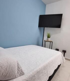 La Candelaria Apartamento | Apartamento azul en Medellín