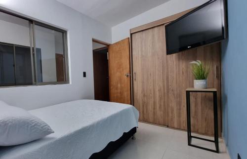 La Candelaria Apartamento | Apartamento azul en Medellín