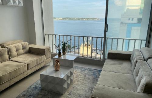 El Laguito Apartamento | Apartamento con hermosa vista al mar, Cristoforo en el Laguito Cartagena a pocos pasos de la playa