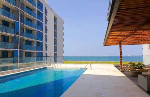 Santa Marta Apartamento | Apartamento Celeste a Pasos del Mar y Aeropuerto