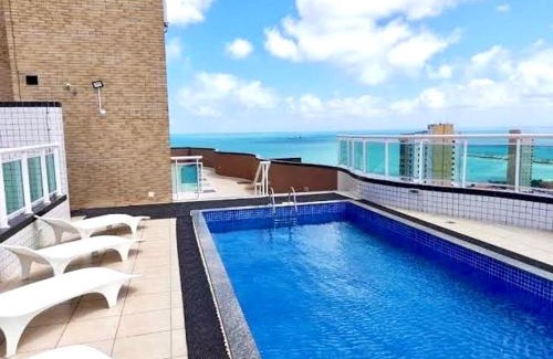 Praia de Iracema Apartamento | Apartamento com piscina no hooftop, 48m2 - Praia da Iracema- Fortaleza