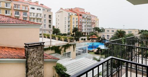 Jurere Apartamento | Apartamento com varanda no IL Campanário Resort