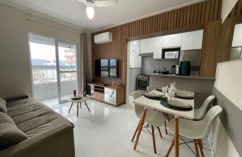 Caicara Apartamento | Apartamento com Varanda Gourmet e Wi-Fi Rápido - Renove as Energinas Vila Caiçara Praia Grande