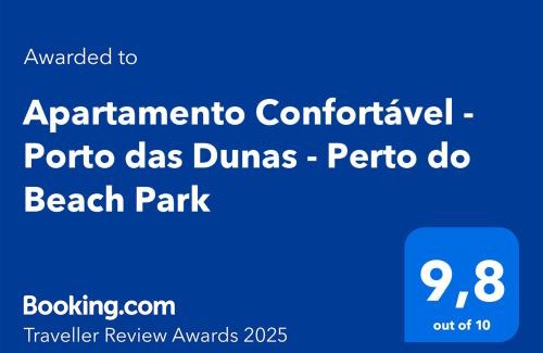 Porto das Dunas Apartamento | Apartamento Confortável - Porto das Dunas - Perto do Beach Park