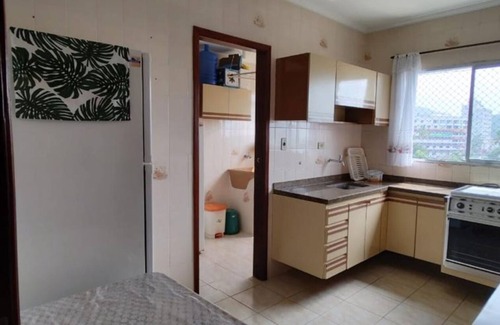 Mongagua Apartamento | Apartamento de Frente Para o mar
