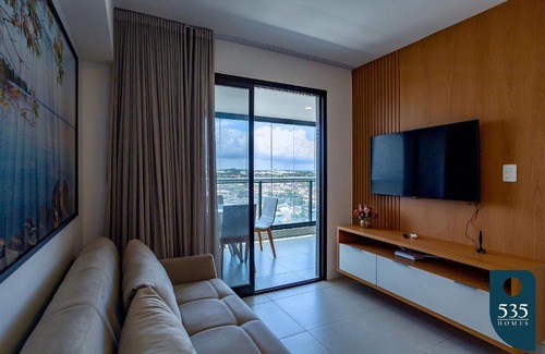 Stella Maris Apartamento | Apartamento em prédio com piscina no rooftop