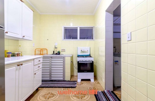 Praia Grande Apartamento | Apto a 50m da Praia Vila Tupi, na Praia Grande
