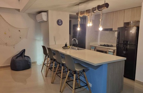 Bocagrande Apartamento | Apartamento Navy 2 habitaciones