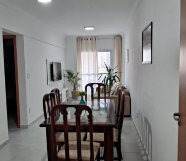 Mirim Apartamento | Apartamento novo vista do mar 64m2 2 dorms Wi-fi estacionamento grátis Praia Grande Mirim