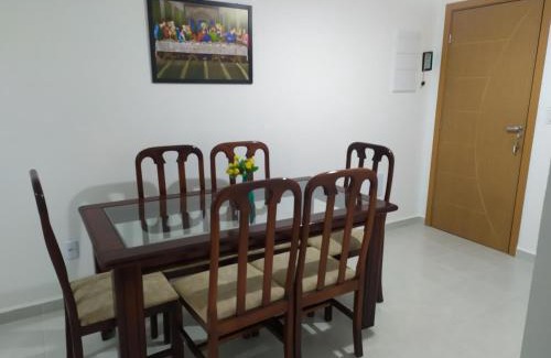 Mirim Apartamento | Apartamento novo vista do mar 64m2 2 dorms Wi-fi estacionamento grátis Praia Grande Mirim