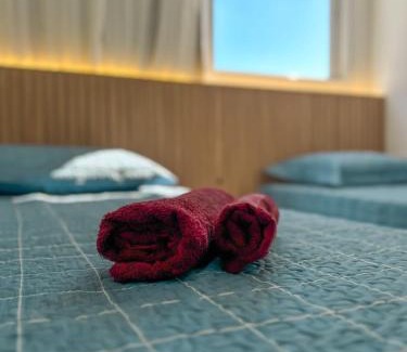 Praia de Itaparica Apartamento | Apartamento Pé na Areia com Piscina e Vista Mar ao lado do Itaparica Food Park