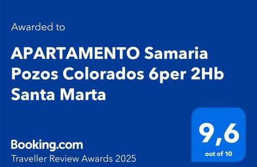 Pozos Colorados Apartamento | Apartamento Samaria Pozos Colorados 6 personas 2HB Santa Marta