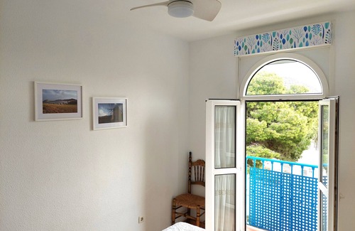 San Jose Apartamento | Apartamento San José con terraza y vistas al mar - Casa Azabara