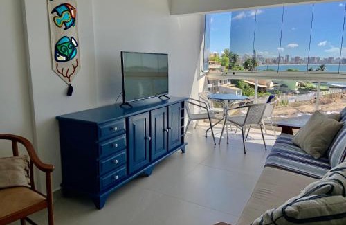 Centro Apartamento | Apartamento vista do mar, pé na areia e águas tranquilas, no cento de Guarapari