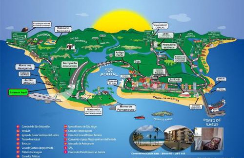 Sao Francisco Apartamento | Apartamento vista para o mar Ilhéus
