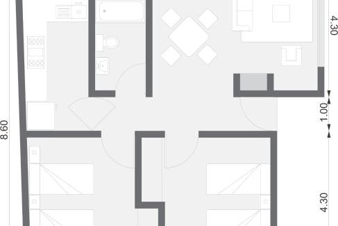 La Floresta Apartamento | Apartamentos Los Quipus