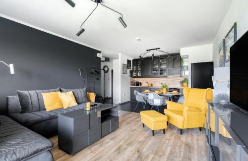Brzezno Apartamento | Apartamenty Baltica Towers Modern White&Black