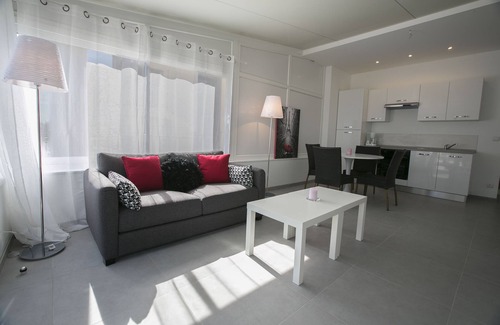 Palavas-les-Flots Apartamento | Apartamento-Diseñador-Baño con ducha-Terraza