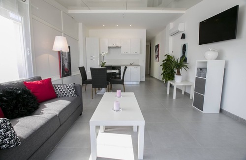 Palavas-les-Flots Apartamento | Apartamento-Diseñador-Baño con ducha-Terraza