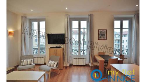 Jean-Medecin Apartamento | ApartHotel Riviera - Liberte 1 - Grimaldi Promenade des Anglais 5mn - Supérieur 2 chambres AC - Emplacement Exceptionnel