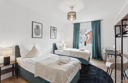 Bielefeld Apartamento | Aparties I Bielefeld mitte I voll ausgestattet I hochwertige Betten I Top Lage
