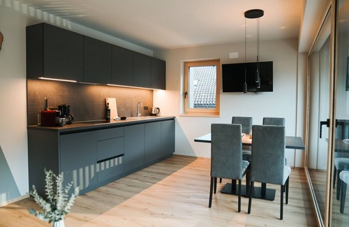 Saltusio Apartamento | Apartamento "Lodge Terrace Exclusive Large" con vistas a la montaña y Wi-Fi