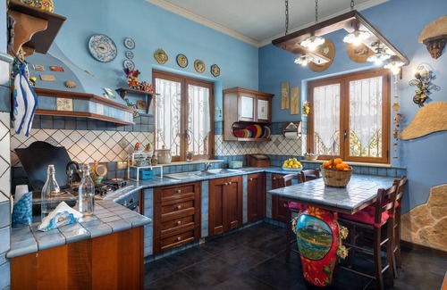 Santa Venera-Portosalvo Apartamento | Apartamento "Ai confini dell Etna 2" con piscina compartida, magníficas vistas y Wi-Fi